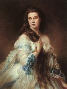 Franz Xaver Winterhalter Portrait of Madame Barbe de Rimsky-Korsakov Germany oil painting artist